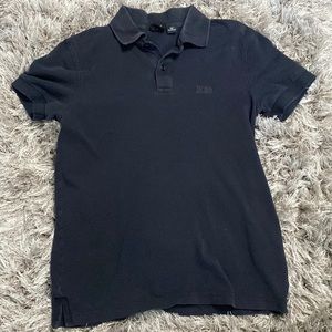 𝅺hugo Boss Fitted Casual Black Polo Small